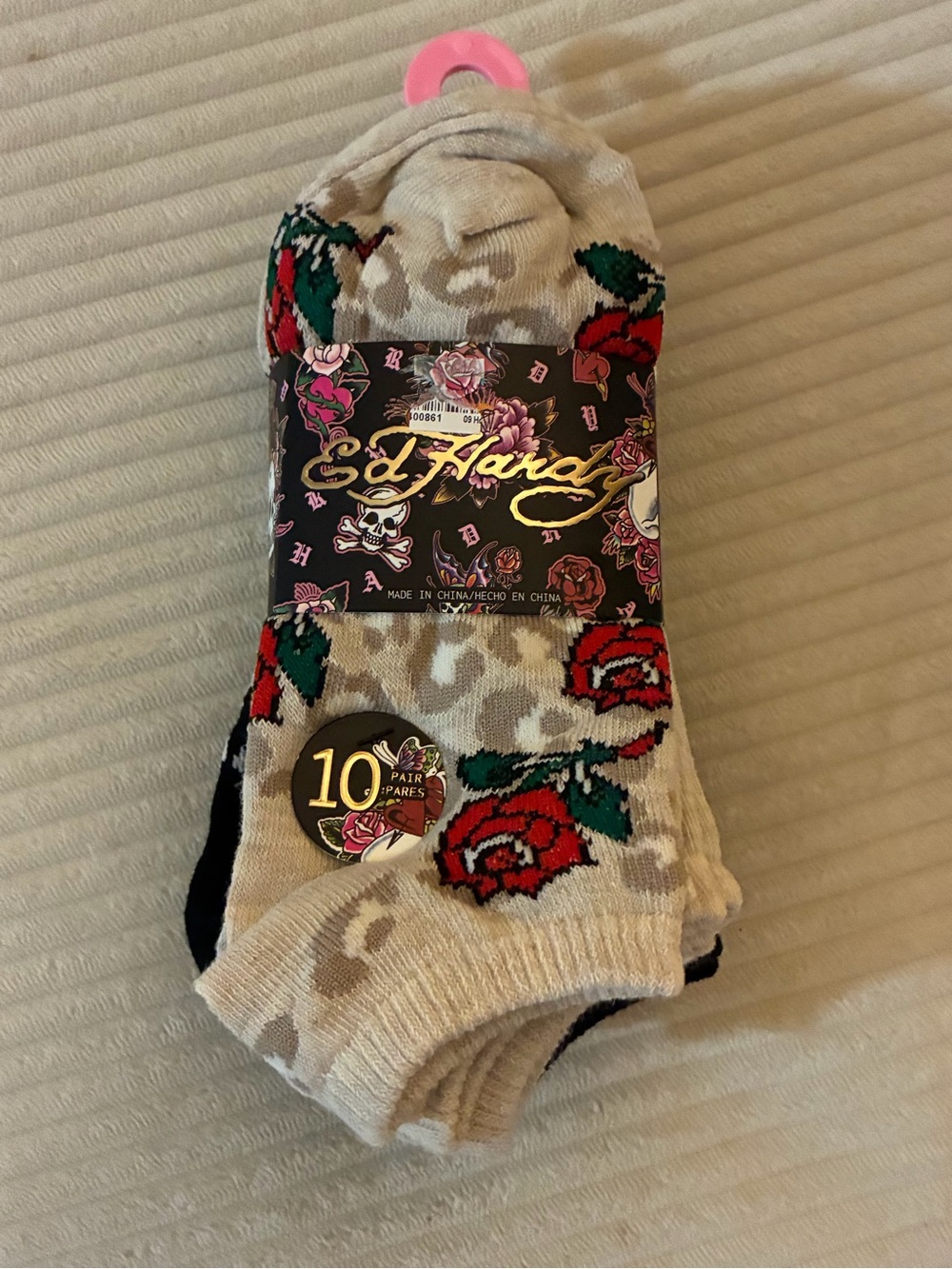 Ed Hardy 10 Pack Low Cut Socks